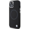 BMW BMHMP15SSILBK2 Signature Liquid Silicone MagSafe Case for Apple iPhone 15, black