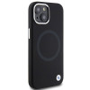 BMW BMHMP15MSILBK2 Signature Liquid Silicone MagSafe Case for Apple iPhone 15 Plus / 14 Plus, black