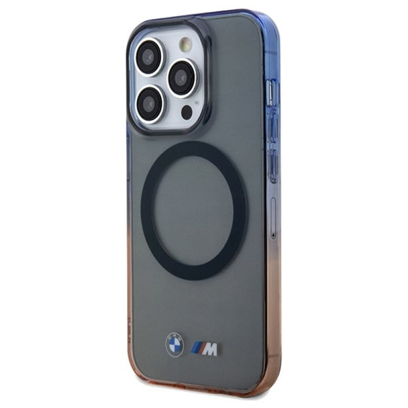 BMW BMHMP15XHTGE Gradient Bumper MagSafe Hardcase for Apple iPhone 15 Pro Max, grey