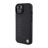 BMW BMHMP15SSLLBK Signature Logo Imprint MagSafe Hardcase for Apple iPhone 15, black