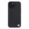 BMW BMHMP15SSLLBK Signature Logo Imprint MagSafe Hardcase for Apple iPhone 15, black