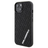 Karl Lagerfeld KLHCP15S3DMKRLK 3D Rubber Multi Logo Hardcase for Apple iPhone 15, Black