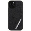 Karl Lagerfeld KLHCP15S3DMKRLK 3D Rubber Multi Logo Hardcase for Apple iPhone 15, Black