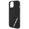 Karl Lagerfeld KLHCP15S3DMKRLK 3D Rubber Multi Logo Hardcase for Apple iPhone 15, Black