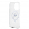 Karl Lagerfeld KLHMP15LHMRSKHH Ring Stand Karl Head MagSafe Hardcase for Apple iPhone 15 Pro