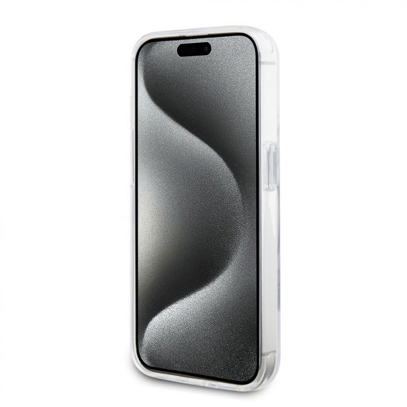 Karl Lagerfeld KLHMP15LHMRSKHH Ring Stand Karl Head MagSafe Hardcase for Apple iPhone 15 Pro