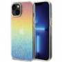 Guess GUHCP15SHDECMI IML Faceted Mirror Disco Iridescent Hardcase for Apple iPhone 15, Multicolor