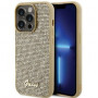 Guess GUHCP15LPMSDGSD Disco Metal Script Hardcase for Apple iPhone 15 Pro, Gold