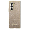 Guess GUHCZFD5HGGSHD Glitter Script Hardcase for Samsung Galaxy Z Fold5, Gold