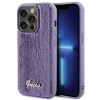 Guess GUHCP15XPSFDGSU Sequin Script Metal Hardcase for Apple iPhone 15 Pro Max, Purple