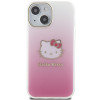 Hello Kitty HKHCP15SHDGKEP IML Gradient Electrop Kitty Head Hardcase for Apple iPhone 15 6.1", Pink