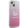 Hello Kitty HKHCP15SHDGKEP IML Gradient Electrop Kitty Head Hardcase for Apple iPhone 15 6.1", Pink