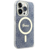 Guess GUHMP15XH4STB Apple iPhone 15 Pro Max hardcase IML 4G MagSafe, blue (outlet)
