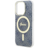 Guess GUHMP15XH4STB Apple iPhone 15 Pro Max hardcase IML 4G MagSafe, blue (outlet)