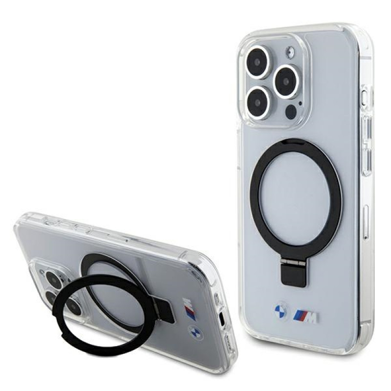 BMW BMHMP15LURST Apple iPhone 15 Pro hardcase Ring Stand M Collection MagSafe, clear