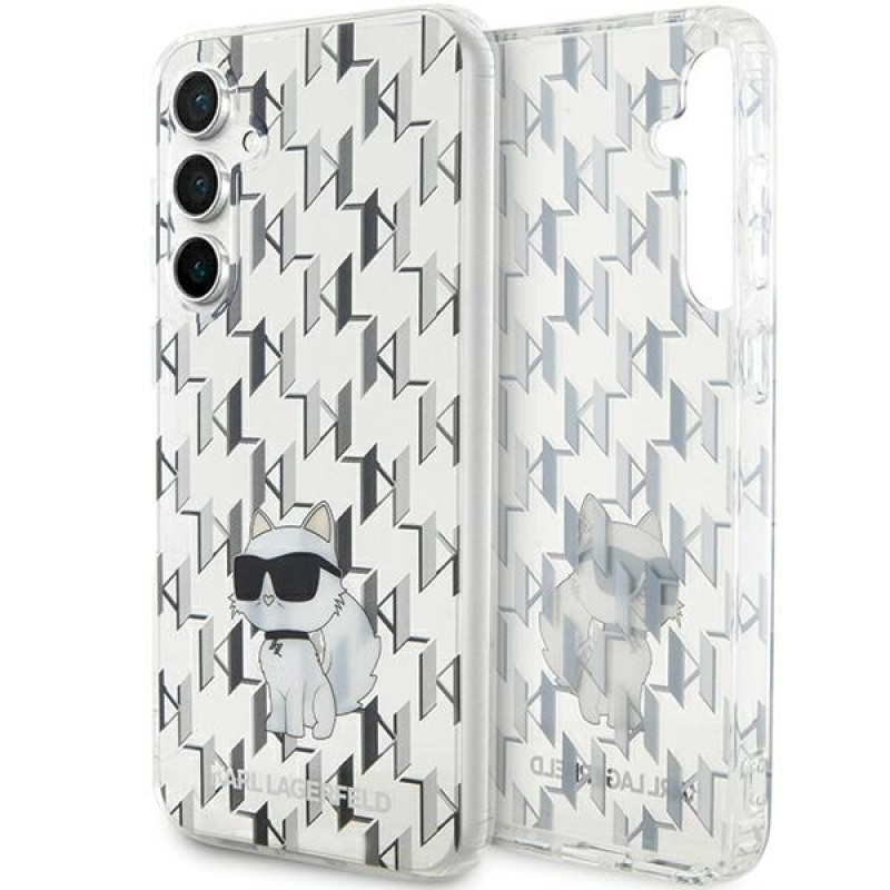 Karl Lagerfeld KLHCS23FEHNCMKLT Samsung Galaxy S23 FE (S711) hardcase Monogram Choupette, transparent