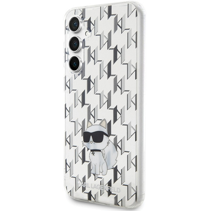 Karl Lagerfeld KLHCS23FEHNCMKLT Samsung Galaxy S23 FE (S711) hardcase Monogram Choupette, transparent
