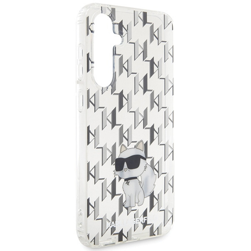 Karl Lagerfeld KLHCS23FEHNCMKLT Samsung Galaxy S23 FE (S711) hardcase Monogram Choupette, transparent