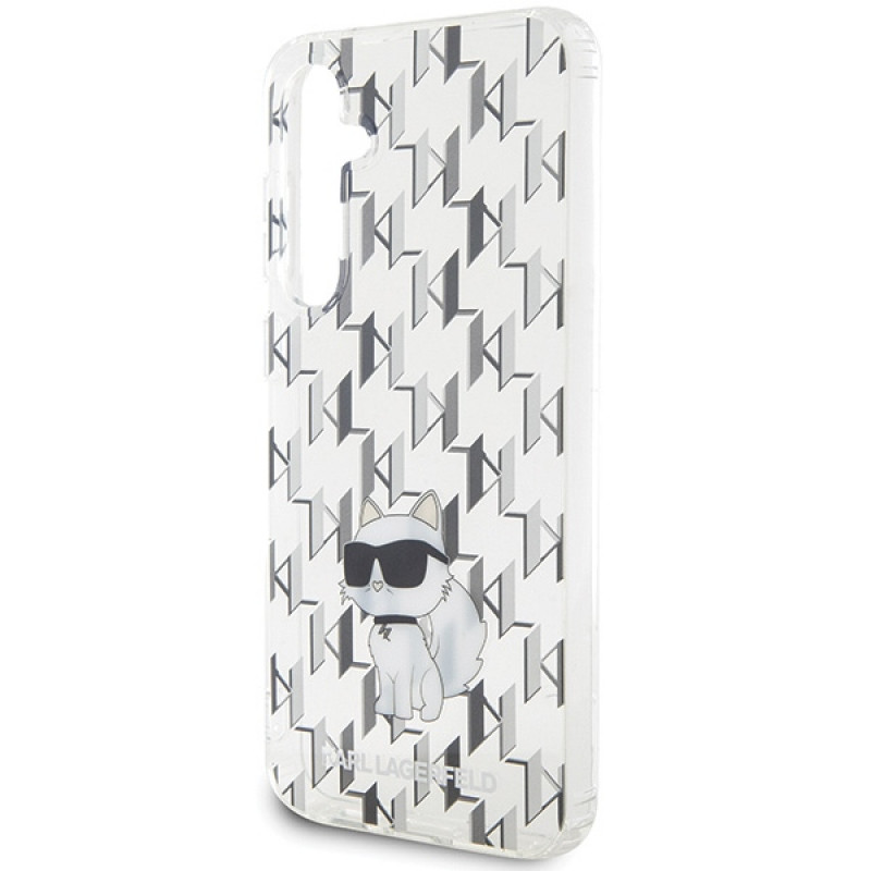 Karl Lagerfeld KLHCS23FEHNCMKLT Samsung Galaxy S23 FE (S711) hardcase Monogram Choupette, transparent