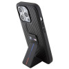 BMW BMHCP15LGSPCCK Apple iPhone 15 Pro hardcase Grip Stand Smooth & Carbon, black