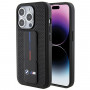 BMW BMHCP15LGSPPRK Apple iPhone 15 Pro hardcase Grip Stand Smooth & Perforated, black