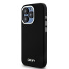 DKNY Apple iPhone 15 Pro hardcase Liquid Silicone Small Metal Logo MagSafe, black