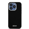 DKNY Apple iPhone 15 Pro hardcase Liquid Silicone Small Metal Logo MagSafe, black