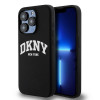 DKNY Apple iPhone 14 Pro hardcase Liquid Silicone White Printed Logo MagSafe, black