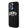 DKNY Apple iPhone 14 Pro hardcase Liquid Silicone White Printed Logo MagSafe, black