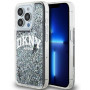 DKNY Apple iPhone 15 Pro Max hardcase Liquid Glitter Big Logo, black