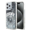 DKNY Apple iPhone 15 Pro Max hardcase Liquid Glitter Big Logo, black
