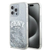 DKNY Apple iPhone 15 Pro Max hardcase Liquid Glitter Big Logo