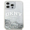 DKNY Apple iPhone 15 Pro Max hardcase Liquid Glitter Big Logo