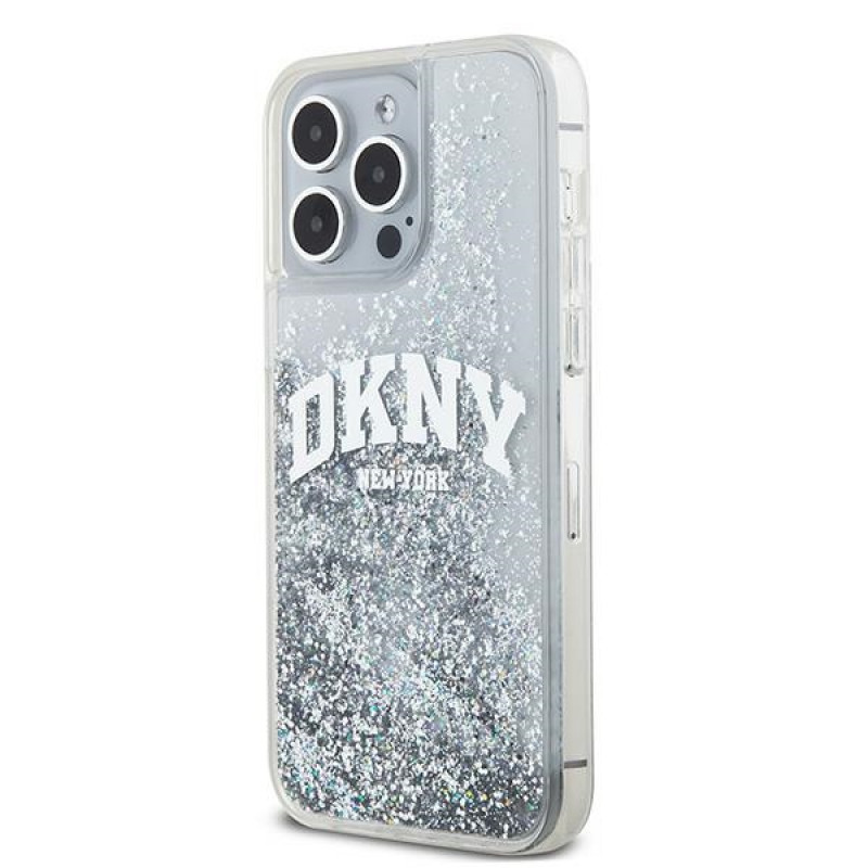 DKNY Apple iPhone 15 Pro Max hardcase Liquid Glitter Big Logo