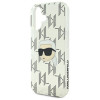 Karl Lagerfeld Apple iPhone 16 hardcase IML Karl Head Electroplated, transparent