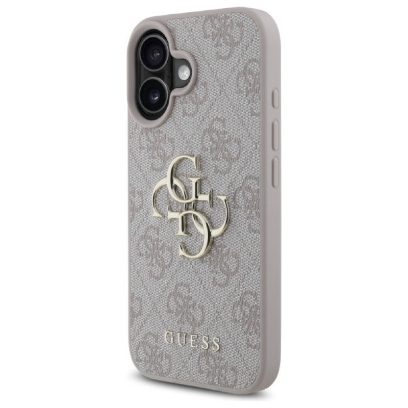 Guess GUHCP16S4GMGPI Apple iPhone 16 hardcase 4G Big Logo, pink