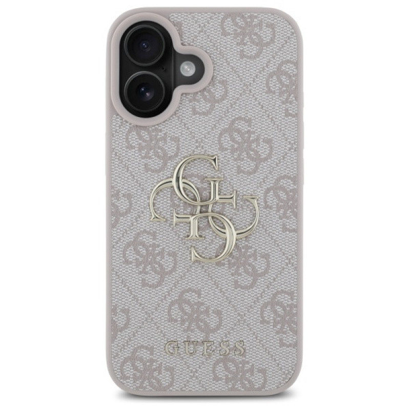 Guess GUHCP16S4GMGPI Apple iPhone 16 hardcase 4G Big Logo, pink