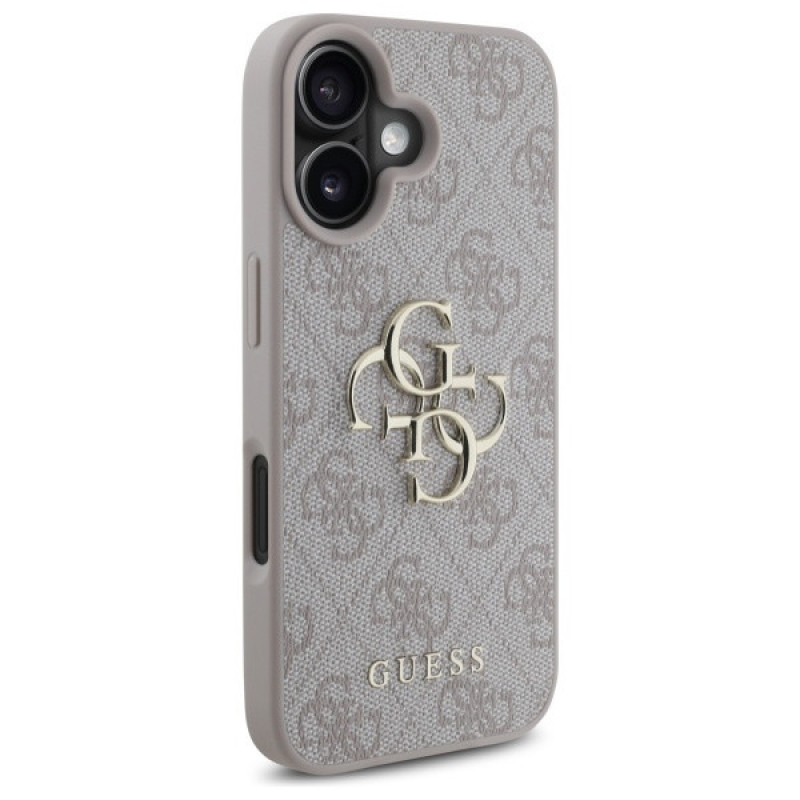 Guess GUHCP16S4GMGPI Apple iPhone 16 hardcase 4G Big Logo, pink