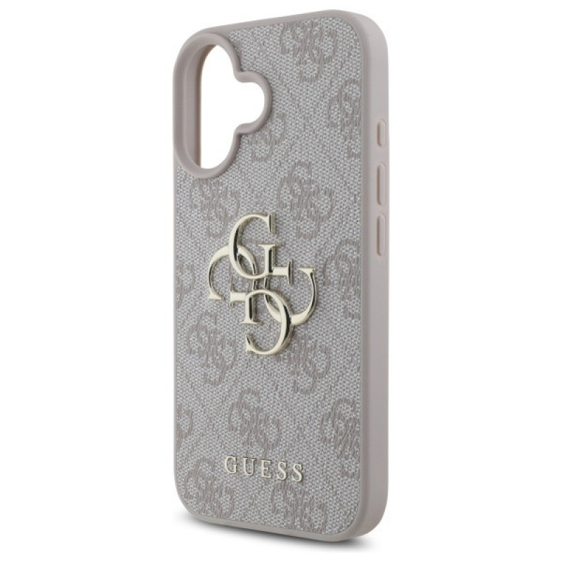 Guess GUHCP16S4GMGPI Apple iPhone 16 hardcase 4G Big Logo, pink