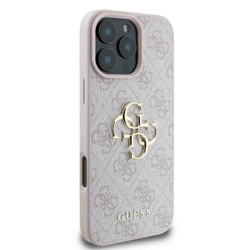 Guess GUHCP16L4GMGPI Apple iPhone 16 Pro hardcase 4G Big Logo, pink