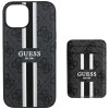 Guess 4G Stripes MagSafe Wallet Case for Apple iPhone 15, black