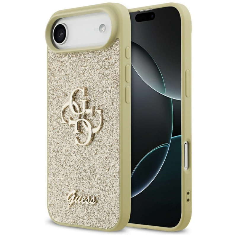 Guess Fixed Glitter Big 4G Hard Case for Apple iPhone Air, gold