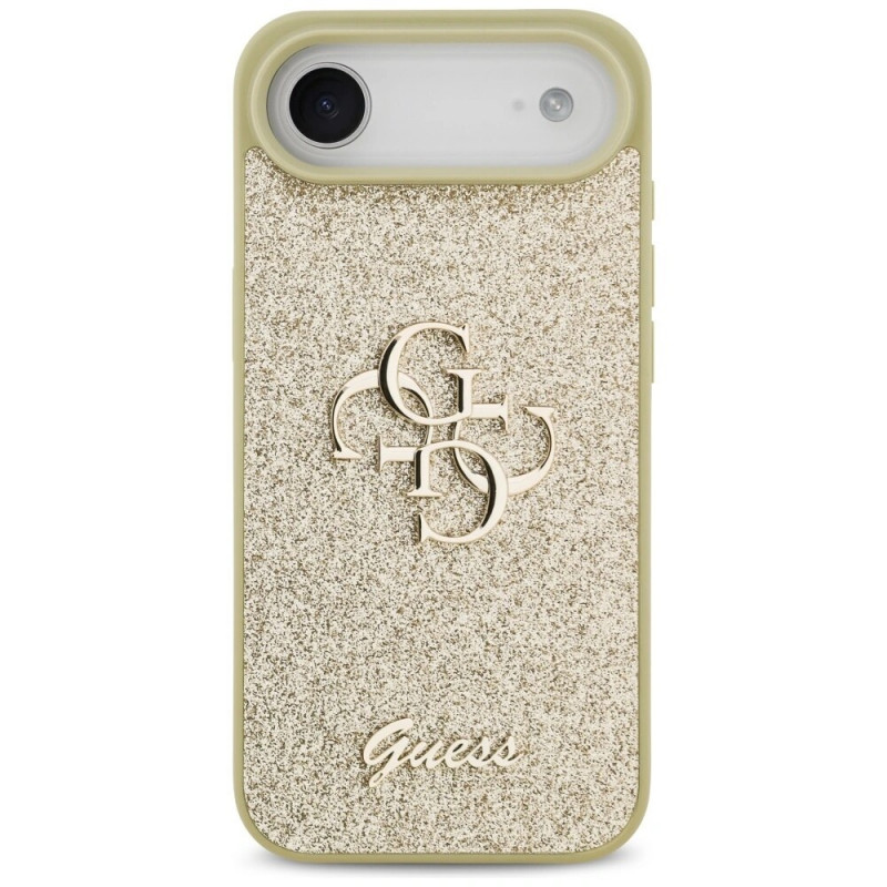 Guess Fixed Glitter Big 4G Hard Case for Apple iPhone Air, gold