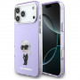 Karl Lagerfeld KLD22568 IML Aquarelle Karl & Choupette & Logo MagSafe Case for Apple iPhone 17 Pro Max, purple