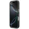 Guess GUE5344 IML 4G Script Metal Hard Case for Apple iPhone 17 Pro Max, black