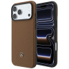 Mercedes-Benz Grill Pattern Leather MagSafe Case and Card Wallet Set for Apple iPhone 18 Pro Max / 17 Pro Max, camel