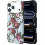 Guess GUE6026 Blossom Roses Print MagSafe Case for Apple iPhone 18 Pro / 17 Pro, blue