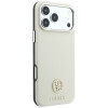 Guess GUE005545 Grained Round Strass Logo MagSafe Case for Apple iPhone 18 Pro / 17 Pro, beige