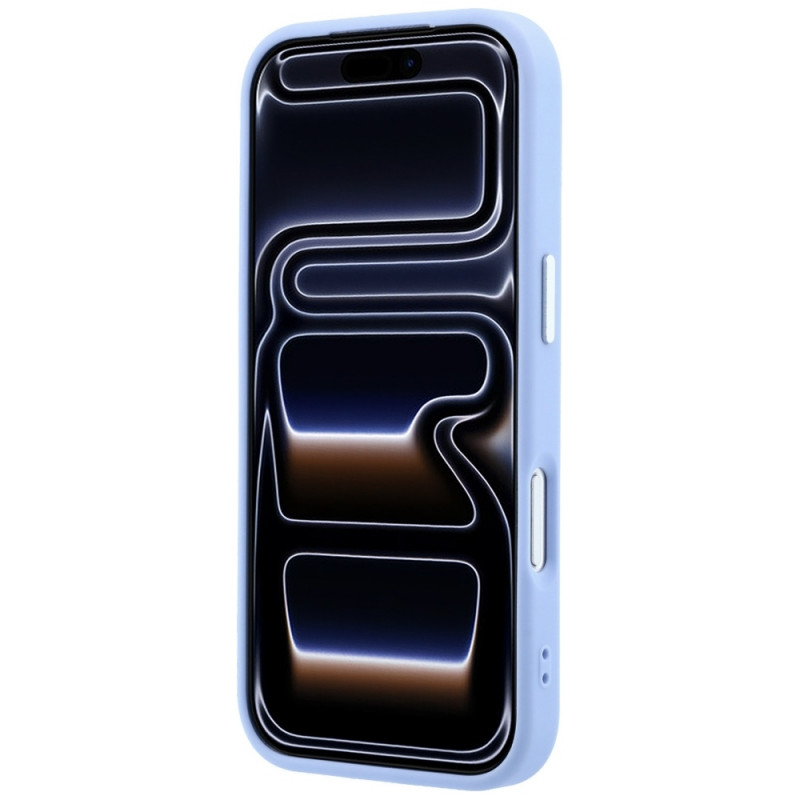 Guess Grained Triangle Logo MagSafe Hardcase for Apple iPhone 18 Pro / 17 Pro, blue