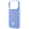Guess Grained Triangle Logo MagSafe Hardcase for Apple iPhone 18 Pro / 17 Pro, blue